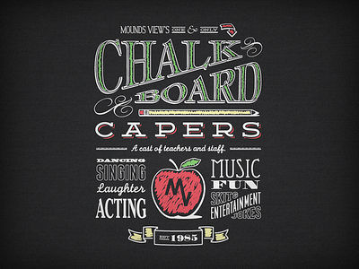 Chalkboard Capers chalkboard shirt