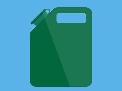 Petrol bright colourful design illustration minimal simplistic