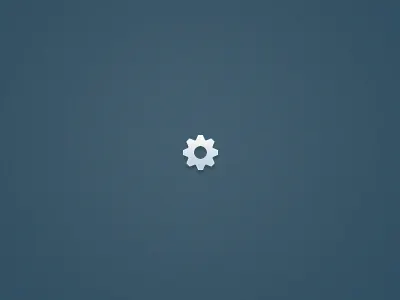 Icon admin blue gear icon settings