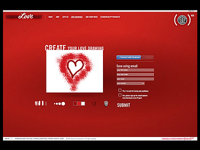 Starbucks Love Project campaign red starbucks user experience ux