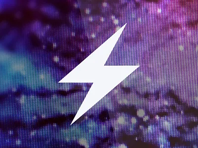 Twitch Lighting In Deep Space icon lightning space twich twitchtv