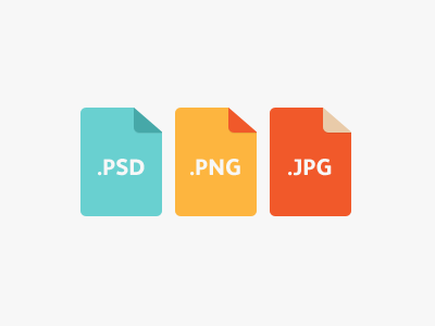 Filetypes files flat icons minimal ui