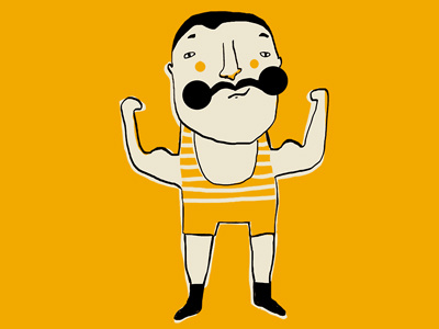 Muscle Man kids man muscles mustache shirt t shirt tee