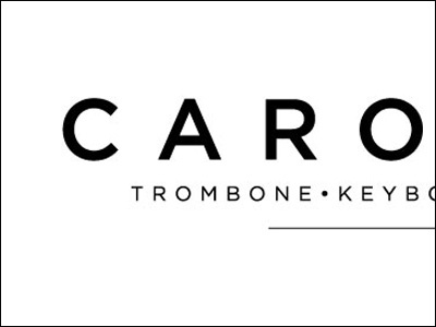 Identity for a trombonist/musician graphic design identity identity design logo logo design type typography