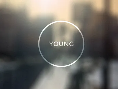 Logo play blur city logo minimalist minimalistic white young