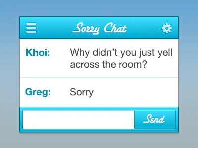 Sorrychat chat iphone sorry sorrychat