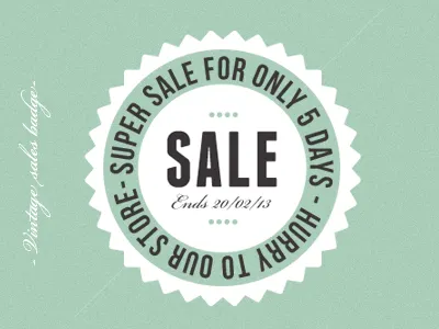 Sales Badges (freebie) badge badges e commerce grey limited time now only offer online shop periodic offer price price badge price reduction print promotion retro shopping bag shopping cart special sale vintage web element