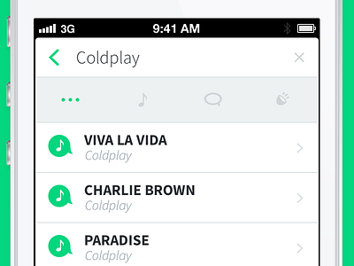 Bmm - Search Results android app categories coldplay filter ios iphone list music player result results search smartphone song