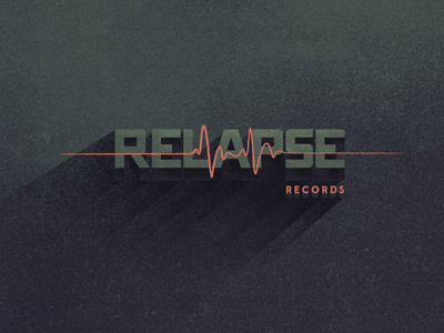 Relapse Records identity illustration label mark music record relapse retro