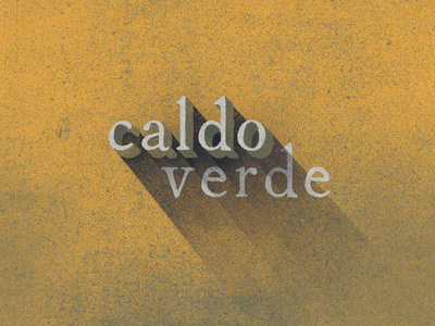 Caldo Verde Records caldo verde identity illustration label music record retro