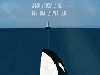 A Boy's Story animal debut illustration ios ocean quote vector whale