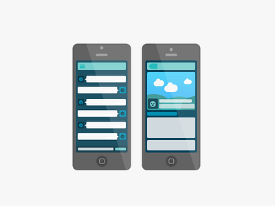 Phones files flat icon icons iphone iphone 5 minimal ui web