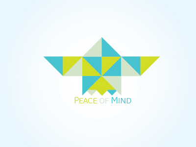 Logo Option 2 PoM bird clean fresh new shape triangle