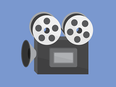 Camera bright colourful design illustration minimal simplistic