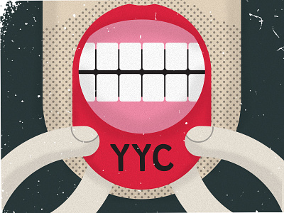 Lip tats! YYC Dribbble Challenge. 5 oclock shadow calgary illustration lip tattoo yyc