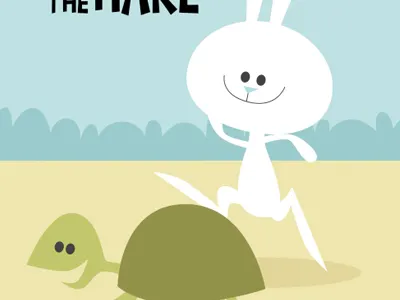 The Tortoise and the Hare aesop bunny fable rabbit race turtle