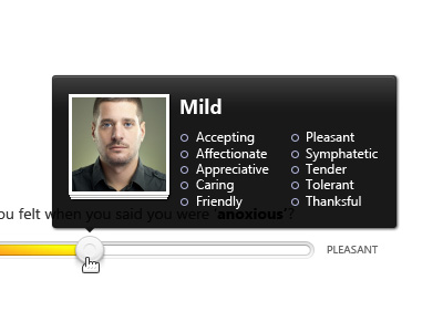 Details Popover popover slider widget