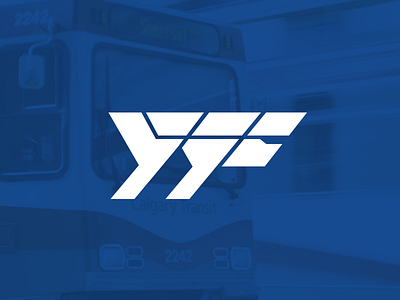 YYC Transit calgary logo mark transit yyc