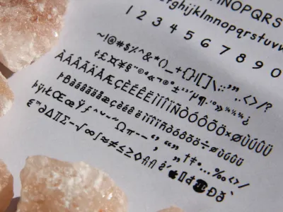 Seasalt : a hand written font