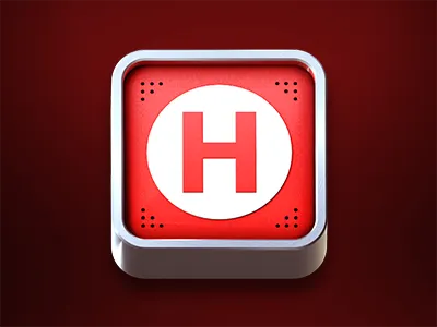 Icon for me gui icon ios noise red texture