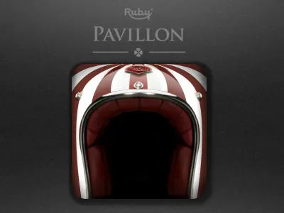 Ruby Iphone App app button design helmet icon identity illustration ios ipad iphone logo ruby sketch