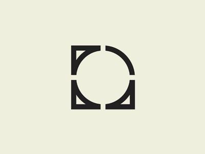 Discovery group logo gif logo minimal round square