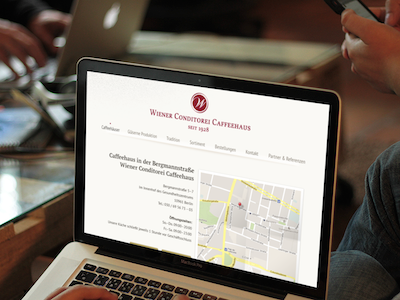 Coffee and confectionery website