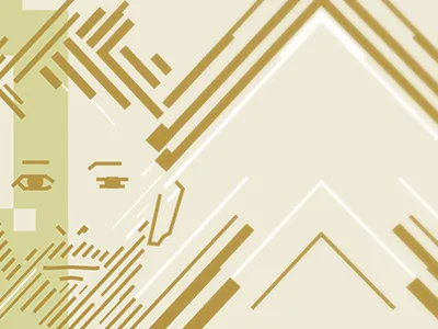 Paranoid Linedroid digital illustration music portrait radiohead thom yorke vector