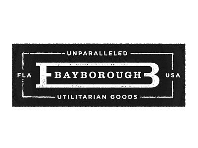 Bayborough label logo type