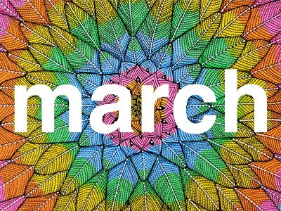 welcome march! colors detail march pattern rainbow texture