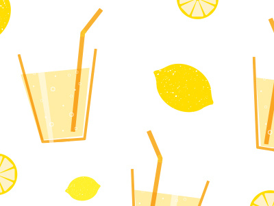 Lemonade Pattern lemon lemonade pattern