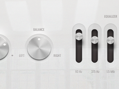 Amplifier amplifier audio eq equalizer glossy music reflection