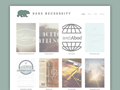 Face Lift bare bear ben johnson blog design green necessity necesssity square space squarespace web website