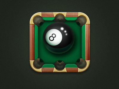 Billiard billiard icon