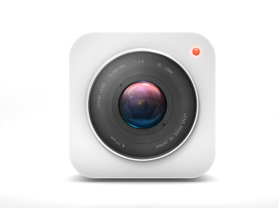 Camera Ios Icon camera icon lens photo white