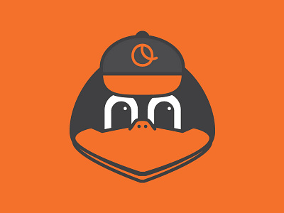 Let's go O's baseball illustration orioles single weight sports vector