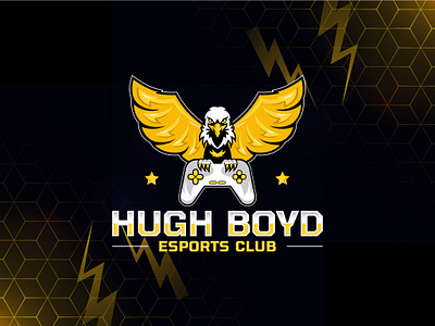 Hugh Boyd Esports Club graphic design logo