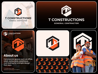 Logo And Branding Design. brandidentitydesign buildinglogo constructionlogo constructionlogodesign logobranding realestate realestatecompany realestatelogo