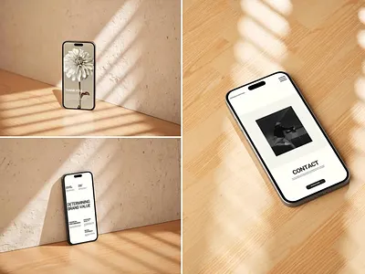 Breza iPhone Mockup brand branding device mockup iphone mockup mockup