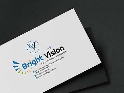 BRIGHT BISION LOGO DESIGN branding graphic design logo logo design minimalist logo modern logo typography