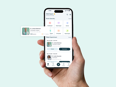 MedAxis - Medical Mobile App UX/UI Design clear creative design health care mobile app design healthcare medical mobile app minimal mobile app mobile app design product design startups ui design