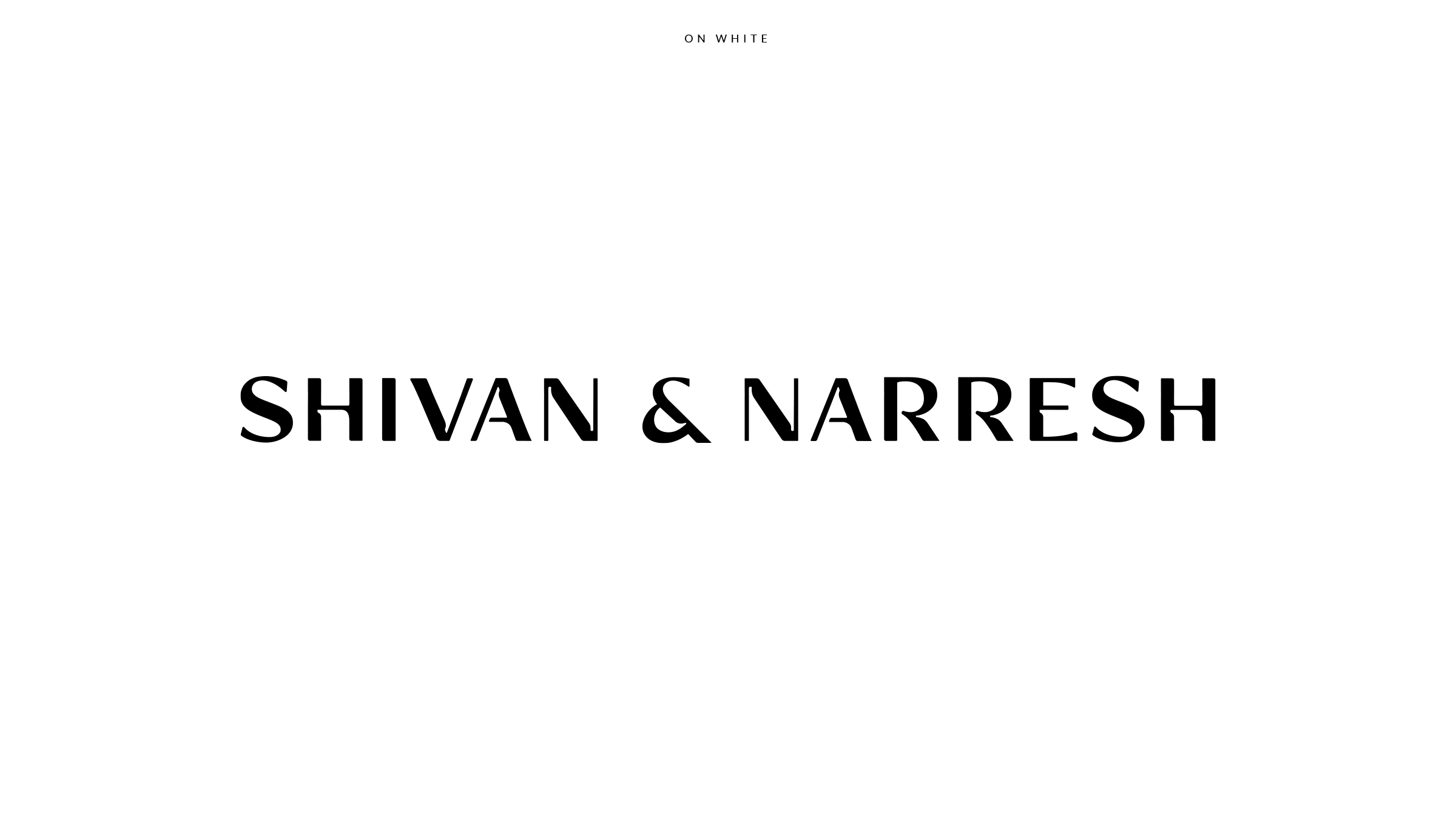 Shivan & Narresh brand brand consulting branding design fashion holiday logo logo design luxury travel