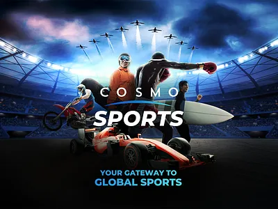 CosmoSports Creative Marketing Visual Design amazon prime video branding creative disney hbo marketing netflix social visual design