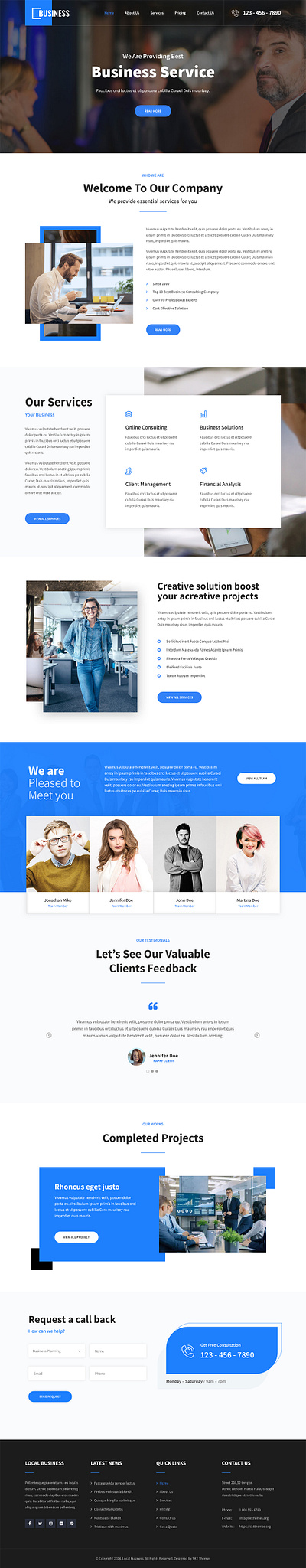 Local Business Pro - Local Business WordPress Theme local local business theme wordpress