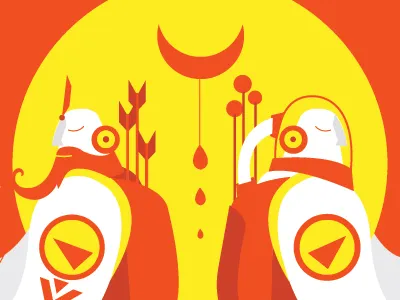 Dualist Inquiry // Album cover art // work in progress album art doppelganger illustration