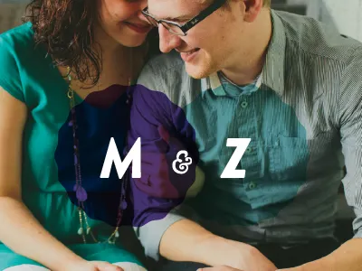 Wedding Invite-front brandon grotesque invitation. photography invite photo purple spencer spencercombs teal texture type wedding wip