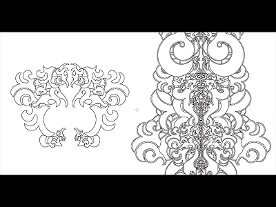 Abstract Skate Decks - Initial Graphic Concept abstract design detalied illustration skate