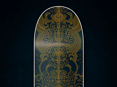 Abstract Skate Decks abstract design detalied illustration skate