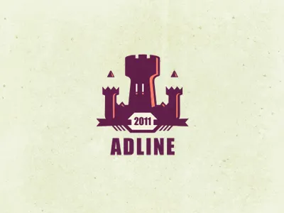 Adline #2 [wip] adline advertising barssai branding castle color palette design graphic design logo logo design logo designer pencil personal szende tower