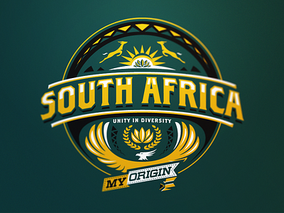 My Origin - South Africa africa design my origin south t shirt